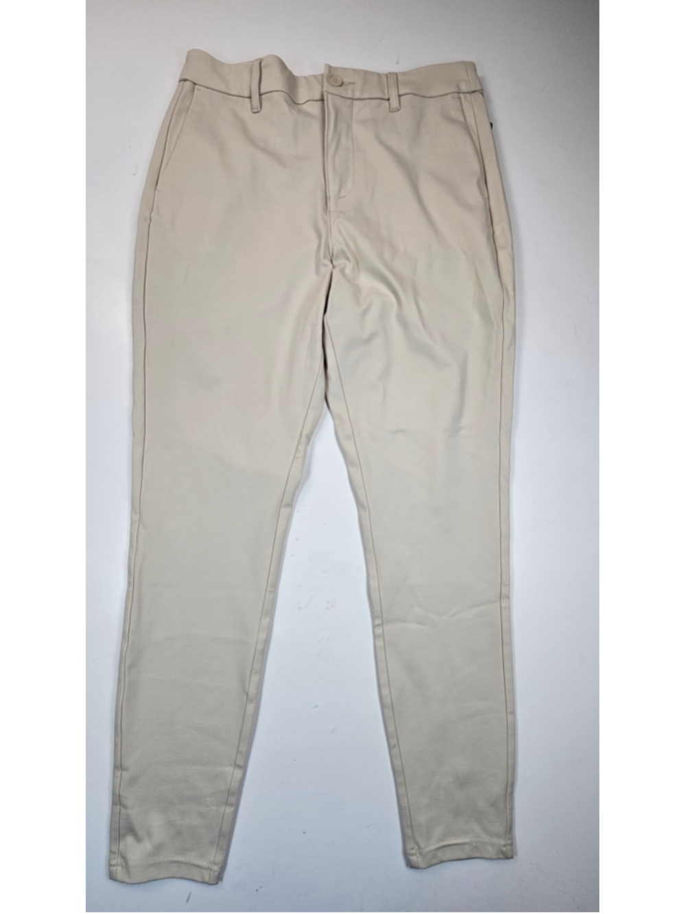BYLT Premium Basics Women’s Everyday Pant Ivory Large L NWT Stretch Skinny